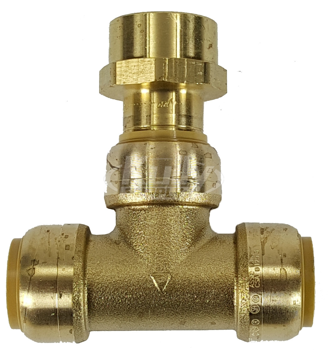 Cash Acme U462LF Sharkbite Tee 3/4"x3/4"x3/4" FNPT LF