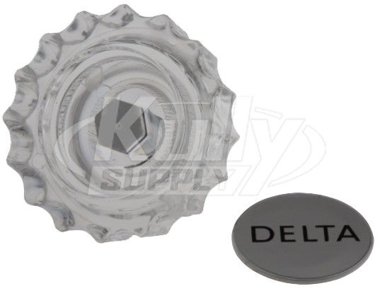 Delta DEL4116BX Knob for Bar Slide-55024 & 55030-Clear