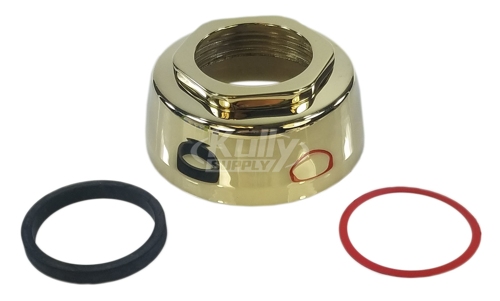 Sloan F-5-AT 1-1/2" Polished Brass Spud Coupling Assembly