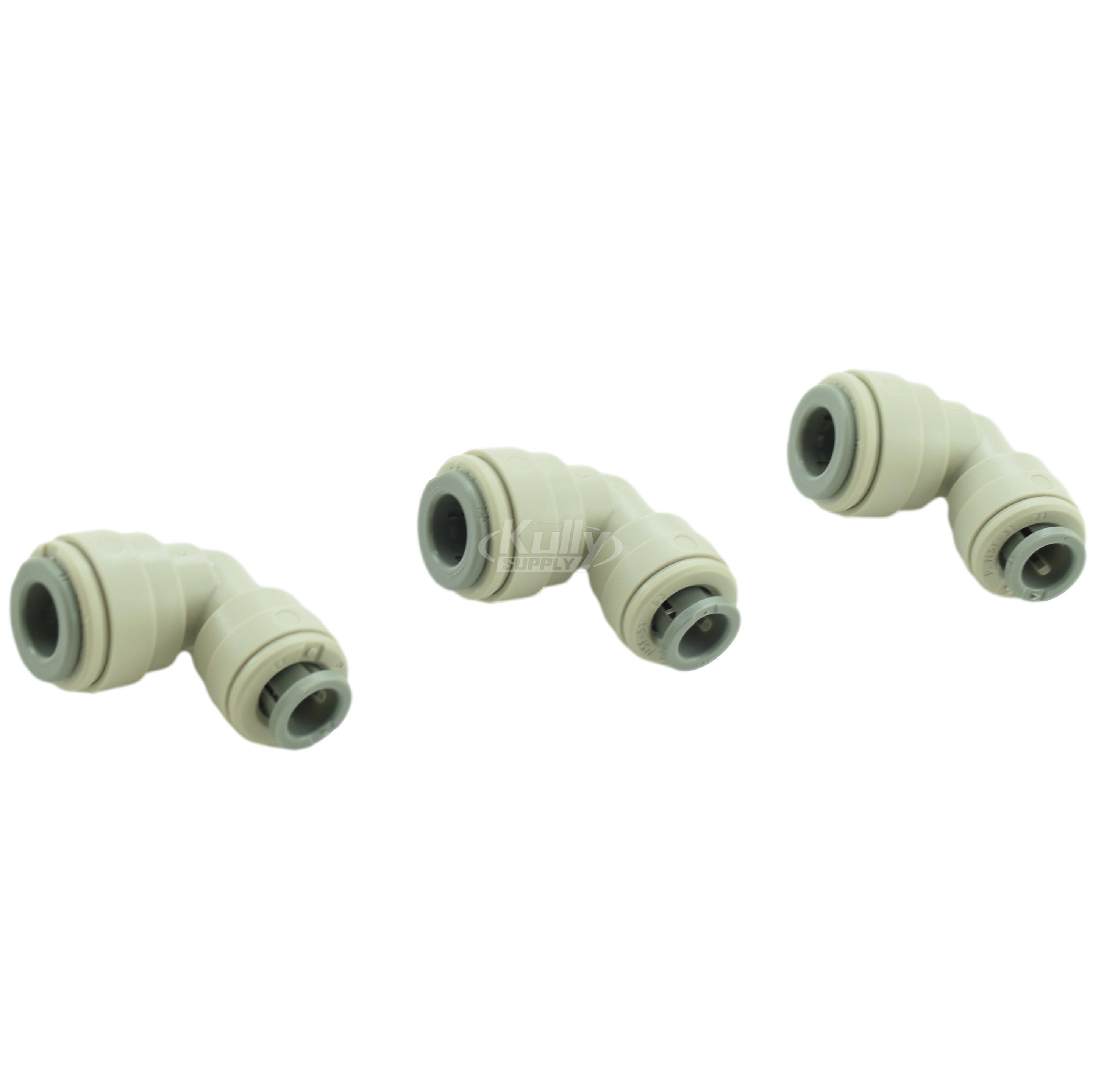 Elkay 1000001602 John Guest Elbow 1/4" x 5/16" - 3 pack