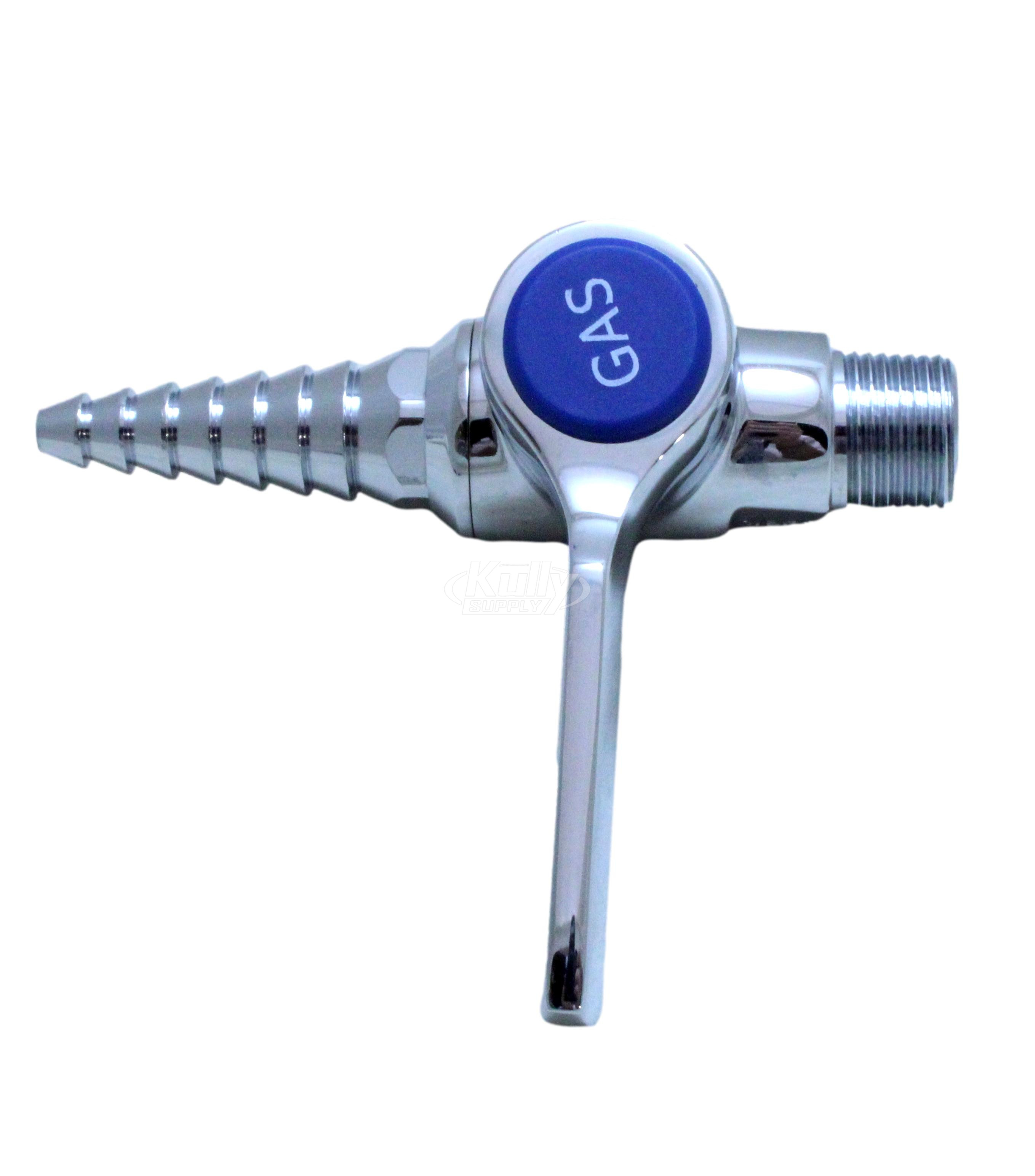 WaterSaver L4100 Lab Ball Valve, Integral Hose End in PC