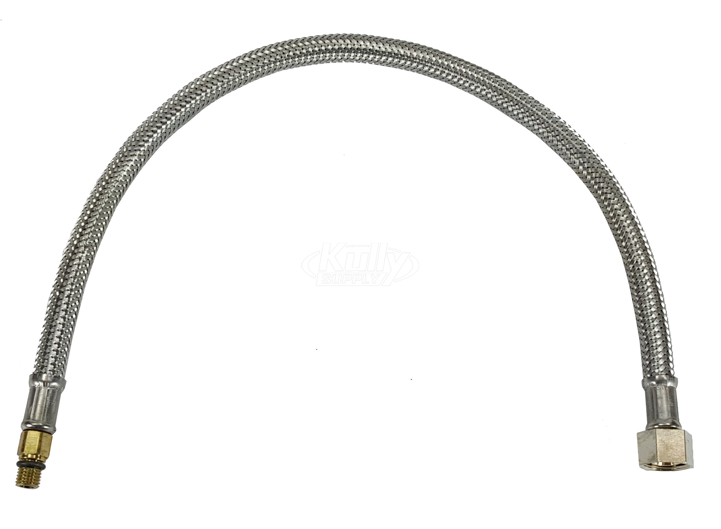 Chicago 250-025KJKABNF Stainless Steel Braided Hose (5/16-24 x 3/8)