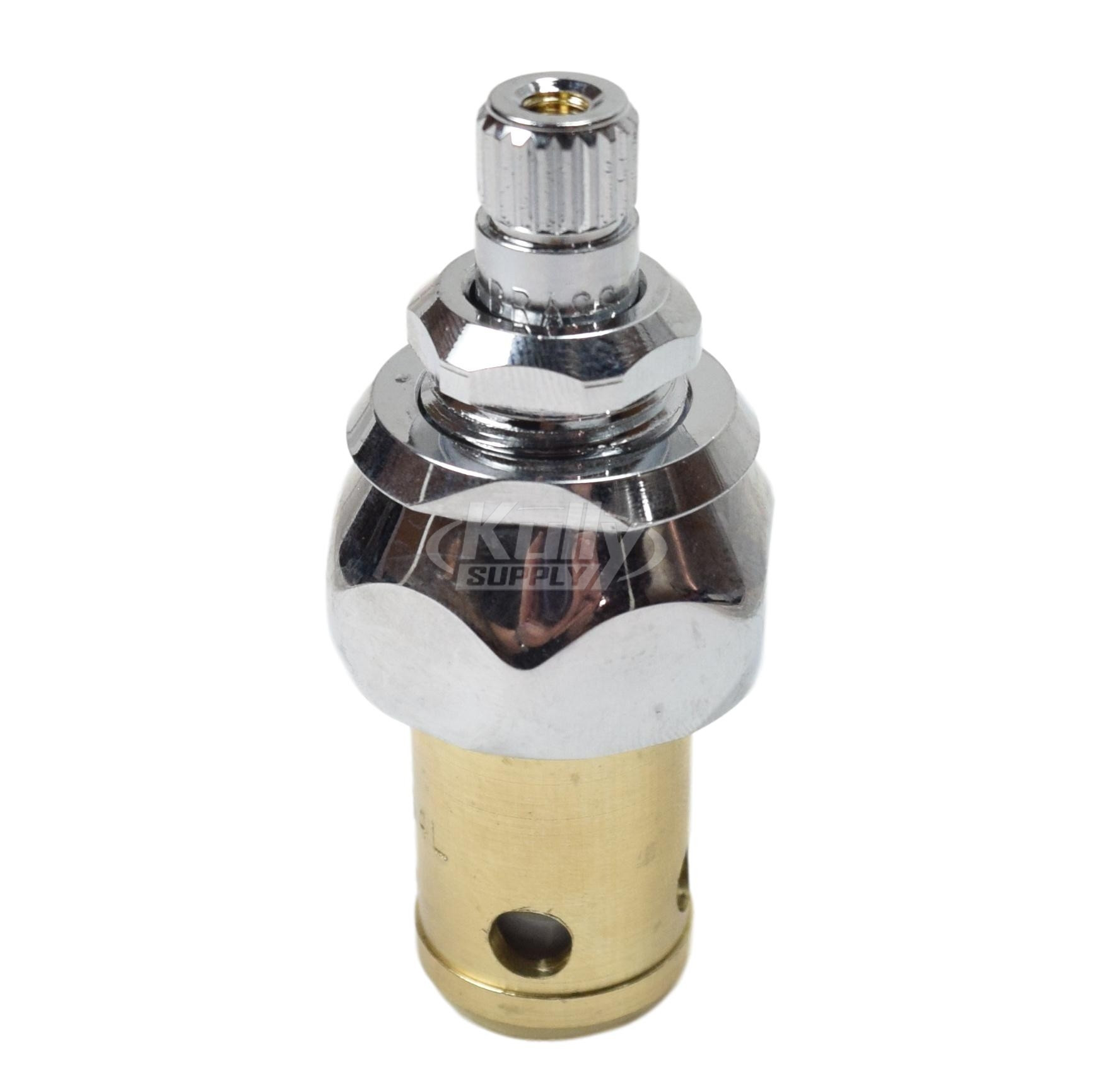 T&S Brass 006478-40NS Spindle Assembly, Quarter-Turn Eterna w/ Spring Check, CWS Escutcheon Bonnet, RTC (Hot),