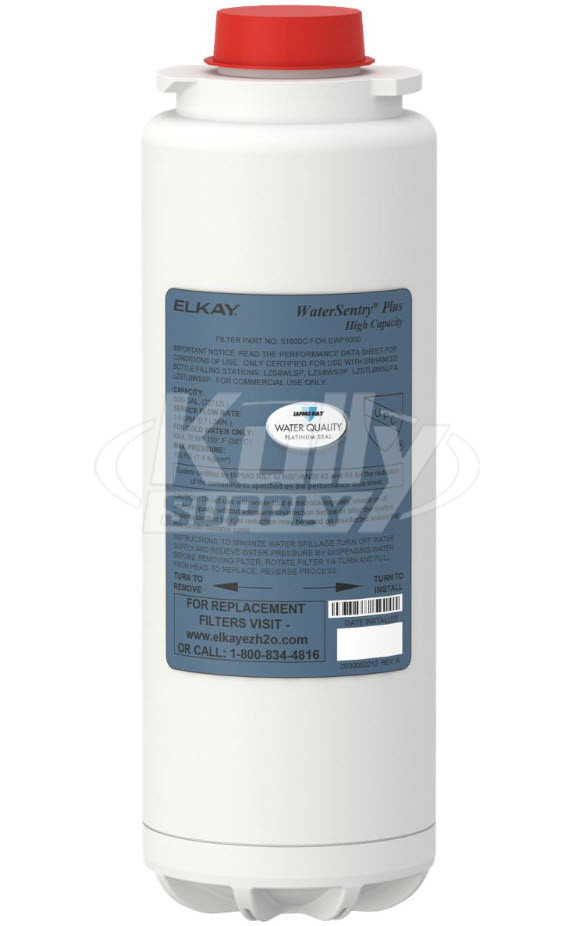 Elkay 51600C WaterSentry Plus High Capacity Replacement Filter