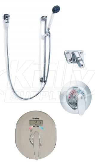 Bradley 1C-HD-B24 Built-in Shower with Concealed Supplies