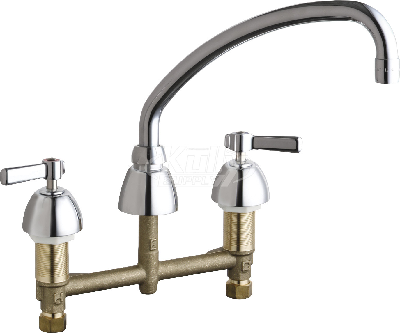 Chicago 201-AABCP Concealed Hot and Cold Water Sink Faucet