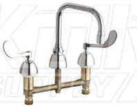 Chicago 201-ADB6AE3-317AB Concealed Hot and Cold Water Sink Faucet