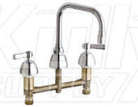 Chicago 201-ADB6AE3ABCP Concealed Hot and Cold Water Sink Faucet