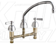 Chicago 201-AE29ABCP Concealed Hot and Cold Water Sink Faucet