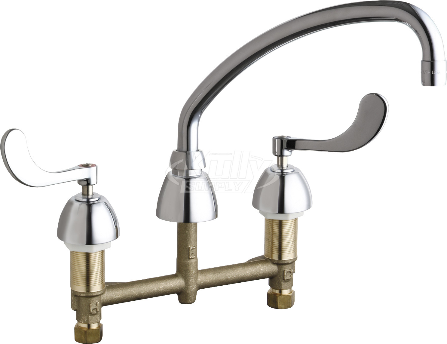 Chicago 201-AE35-317ABCP Concealed Hot and Cold Water Sink Faucet