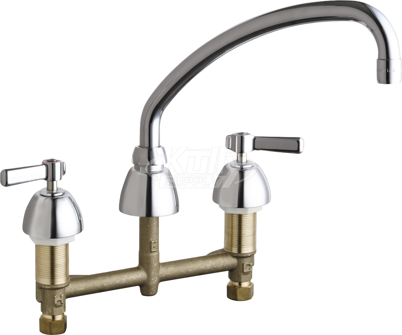 Chicago 201-AE35ABCP Concealed Hot and Cold Water Sink Faucet