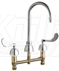 Chicago 201-AGN2AE29-317AB Concealed Hot and Cold Water Sink Faucet