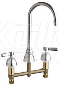 Chicago 201-AGN2AE3ABCP Concealed Hot and Cold Water Sink Faucet