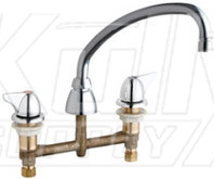 Chicago 201-AVPA1000ABCP Concealed Hot and Cold Water Sink Faucet