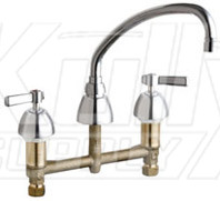 Chicago 201-AVPAXKABCP Concealed Hot and Cold Water Sink Faucet