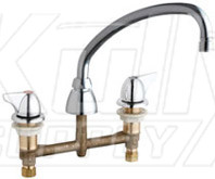 Chicago 201-L9E35V1000AB Concealed Hot and Cold Water Sink Faucet