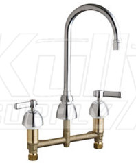 Chicago 201-RSGN2AE3VPABCP Concealed Hot and Cold Water Sink Faucet