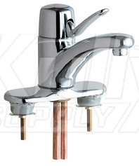 Chicago 2200-4-2300-4KABCP Single Lever Hot and Cold Water Mixing Sink Faucet