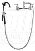 Fisher 2240 Pot Filler - 8" Adj Wall Control Valve