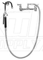 Fisher 2250 Pot Filler - 8" Adj Wall Control Valve