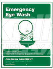 Guardian 250-007G Eyewash Sign