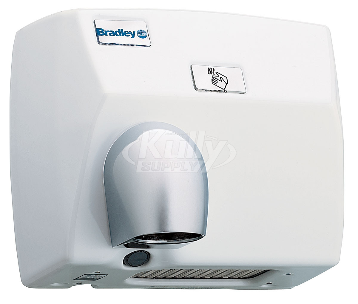 Bradley 2870 White Surface Mount No Touch Hand Dryer (Discontinued)