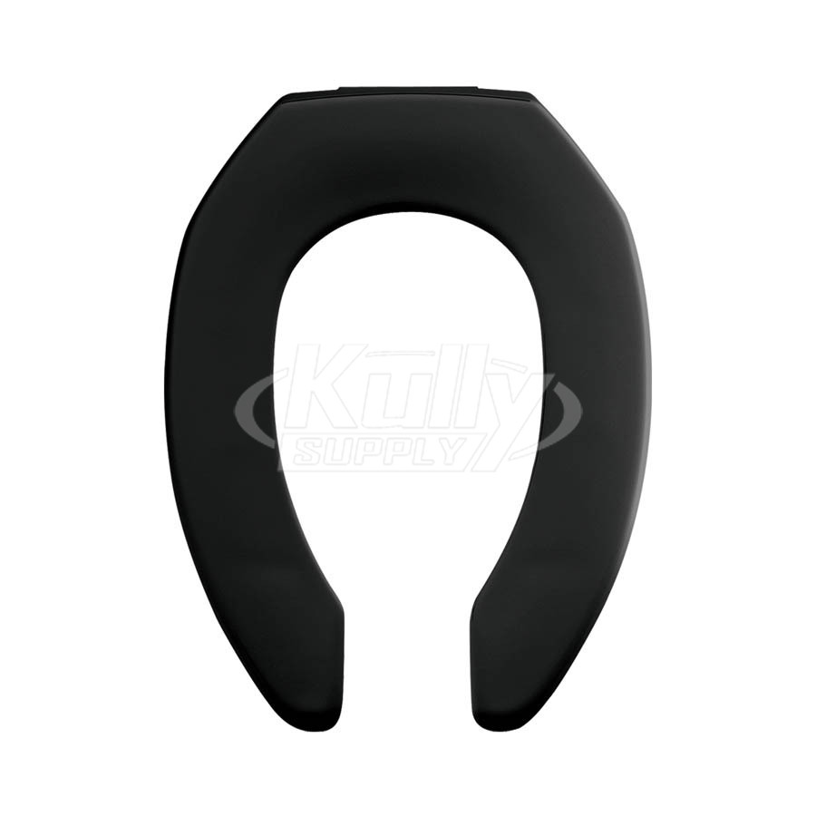 Church 7F295SSCT 047 Black Toilet Seat