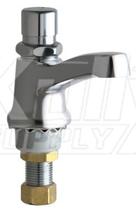 Chicago 333-SLOLEOPSHAB Single Supply Metering Sink Faucet