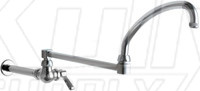 Chicago 334-DJ21ABCP Wok Filler - 20" Overall Length