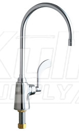 Chicago 350-GN8AE3-317CP Single Supply Faucet