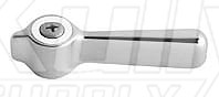 Chicago 369-PLJKCP 2-3/8" Metal Lever Handle w/ Plain Index Button