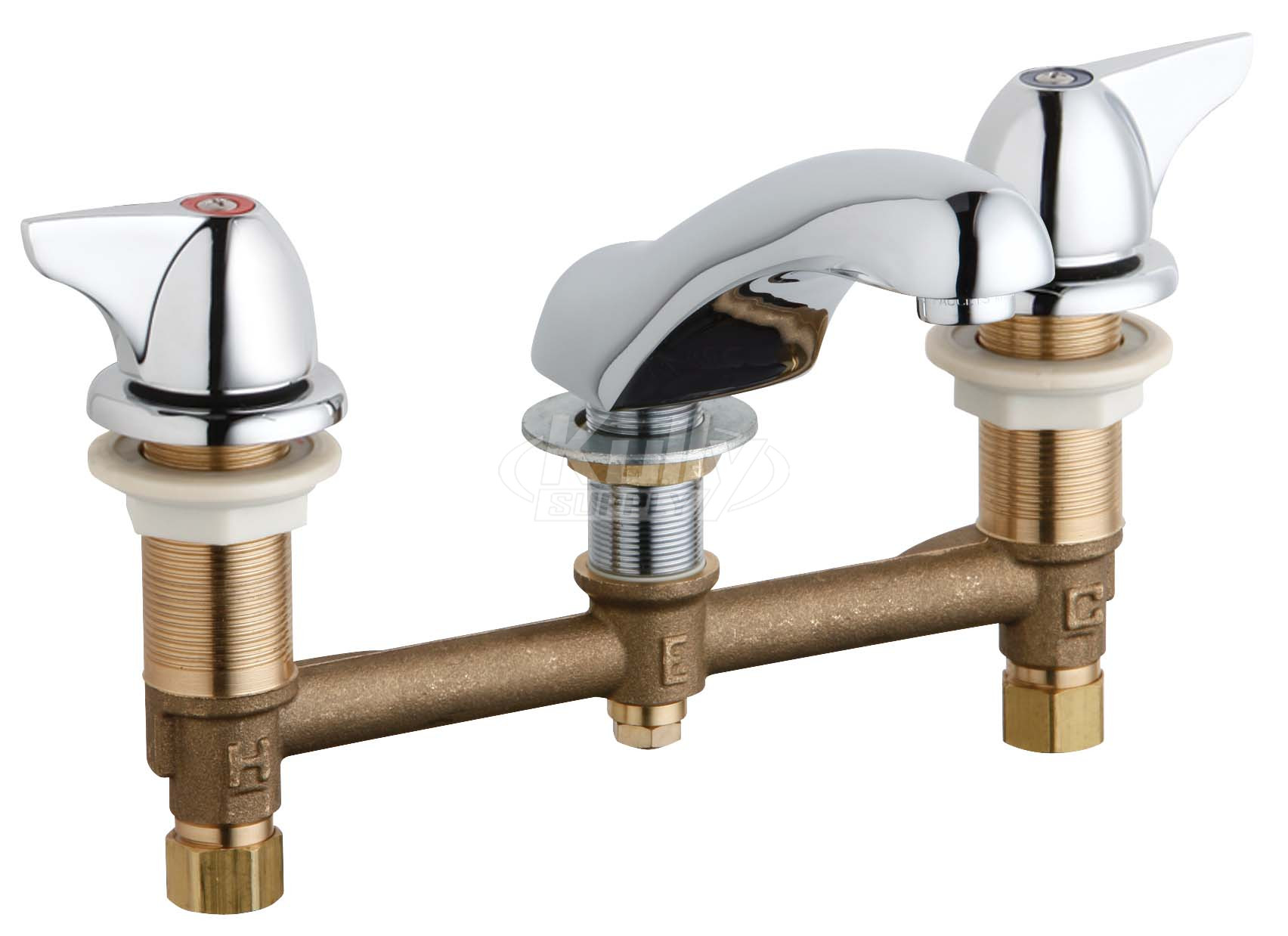 Chicago 404-1000ABCP E-Cast Concealed Lavatory Faucet