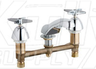Chicago 404-633XKABCP Concealed Hot and Cold Water Sink Faucet