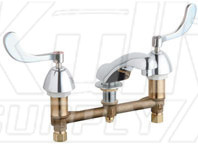 Chicago 404-V317XKABCP Concealed Hot and Cold Water Sink Faucet