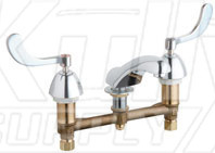 Chicago 404-VE34VP317ABCP Concealed Hot and Cold Water Sink Faucet