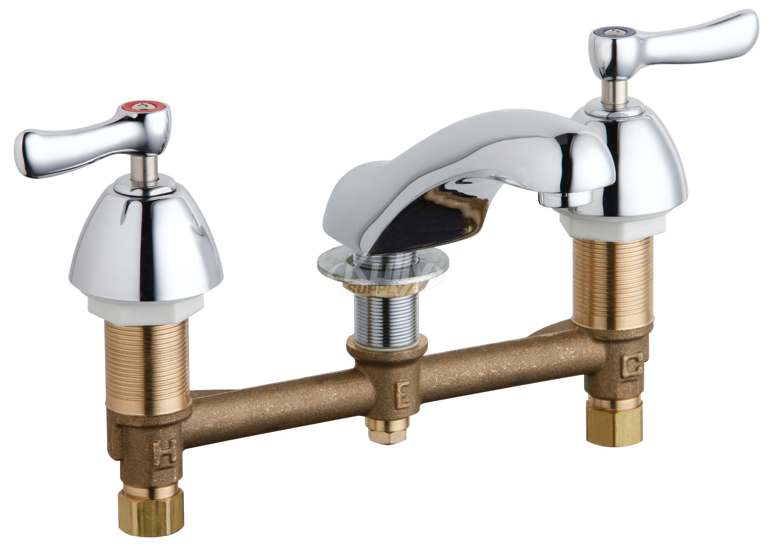 Chicago 404-XKABCP Concealed Hot and Cold Water Sink Faucet