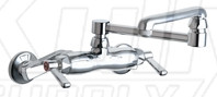 Chicago 445-DJ13E1ABCP Hot and Cold Water Sink Faucet