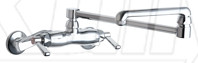 Chicago 445-DJ18E1ABCP Hot and Cold Water Sink Faucet