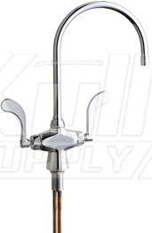 Chicago 50-GN8AE3-317XKAB Hot and Cold Water Mixing Sink Faucet