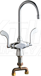 Chicago 50-T317XKABCP Hot and Cold Water Mixing Sink Faucet