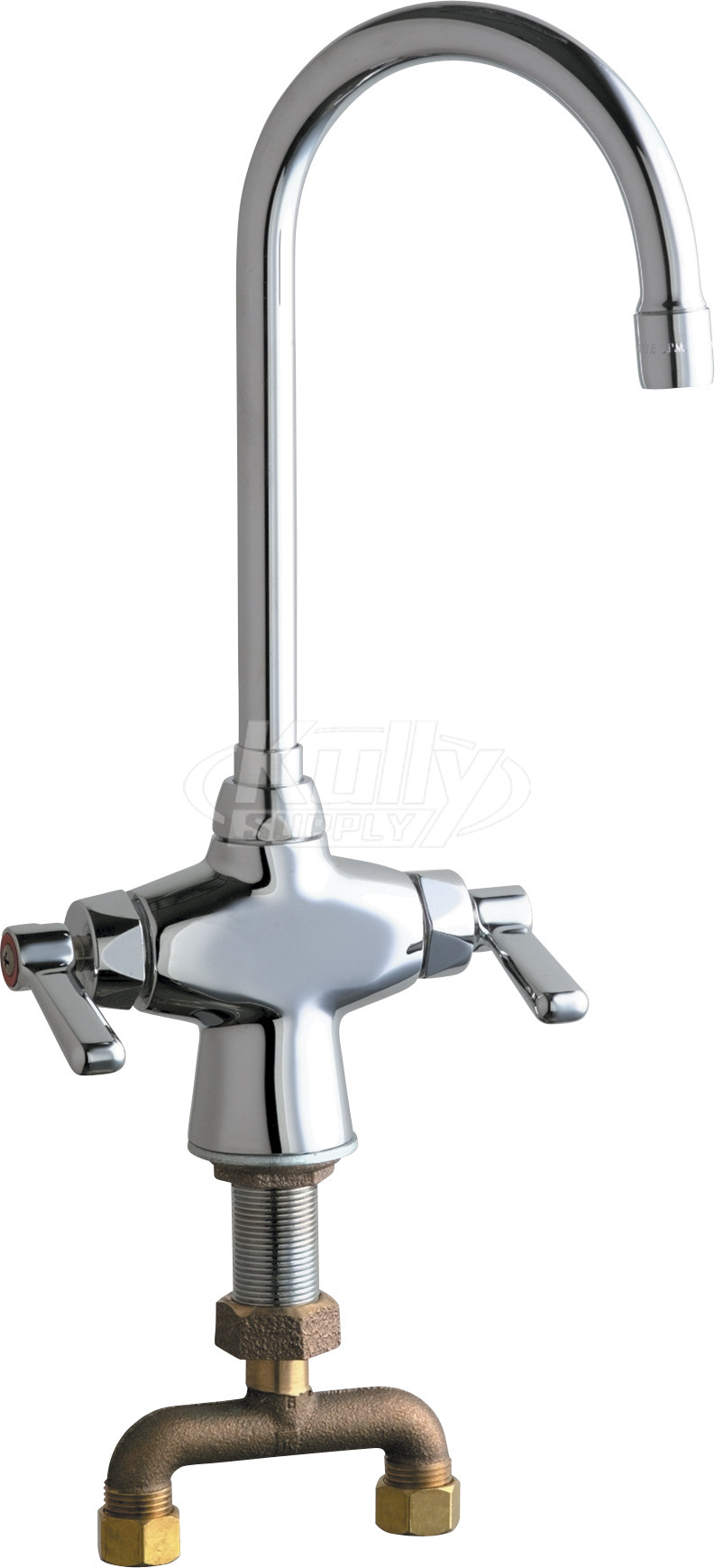 Chicago 50-TABCP Hot and Cold Water Mixing Sink Faucet