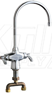 Chicago 50-TGN8AE3ABCP Hot and Cold Water Mixing Sink Faucet