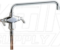 Chicago 51-L12ABCP Hot and Cold Water Mixing Sink Faucet
