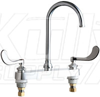 Chicago 527-GN2A317ABCP Hot and Cold Water Sink Faucet