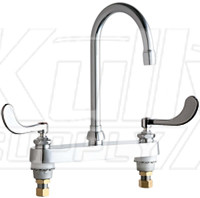 Chicago 527-GN2AE3-317ABCP Hot and Cold Water Sink Faucet
