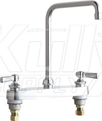 Chicago 527-HA8ABCP Hot and Cold Water Sink Faucet