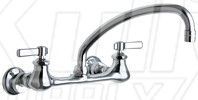 Chicago 540-LDL9E35ABCP Hot and Cold Water Sink Faucet