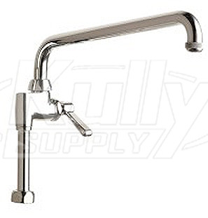 Chicago 613-AL12E1CP Add-On Faucet (Discontinued)