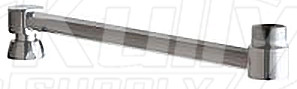 Chicago 686-126KJKCP Double Jointed Swing Spout Extension (Discontinued)