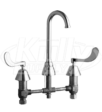 Chicago 785-GN1FCCP Concealed Kitchen Sink Faucet